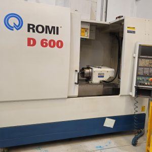 Centro D600 X600 - Y610 - Z640 Quarto Eixo